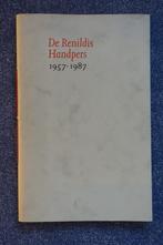 R.E.O. Ekkart. De Renildis Handpers, 1957-1987 (bibliofilie), Gelezen, Grafische vormgeving, Ophalen of Verzenden