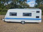 Hobby 500 KMFE De Luxe Easy - 2004 - Fietsenrek - Stapelbed, Caravans en Kamperen, Caravans, Hobby, Treinzit, Particulier, 4 tot 5 meter