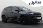 Jeep Compass 4xe 240 Plug-in Hybrid Electric S Leer, 360 C, Auto's, Jeep, Automaat, Zwart, 4 cilinders, Blauw
