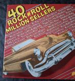 40 rock and roll million sellers unieke 2 verzamel vinyl lp, Cd's en Dvd's, Ophalen of Verzenden, Gebruikt, 12 inch, Poprock