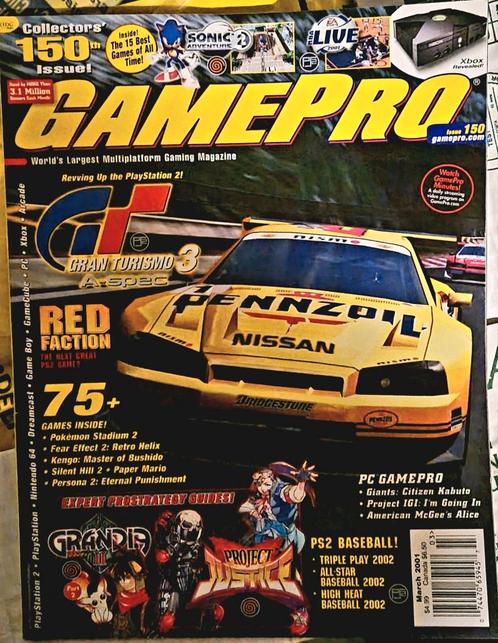 GamePro Maart 2001, Boeken, Tijdschriften en Kranten, Zo goed als nieuw, Ophalen of Verzenden