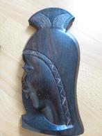 mooi uit hard hout gesneden om op te hangen 25/10 cm, Ophalen of Verzenden