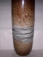 Murrano vaas met zwart opgelegde opgelegde draad.Zie foto, Huis en Inrichting, Woonaccessoires | Vazen, Overige kleuren, Ophalen of Verzenden