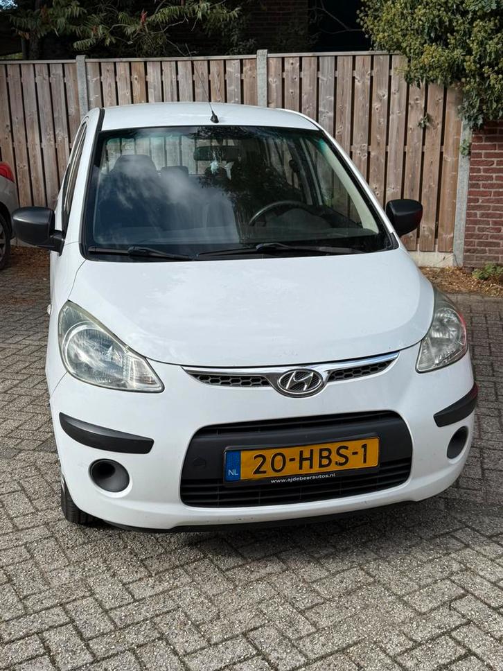 Hyundai i10 1.1 I 5DR 2008 Wit, Auto's, Hyundai, Particulier, i10, ABS, Airbags, Centrale vergrendeling, Elektrische ramen, Radio