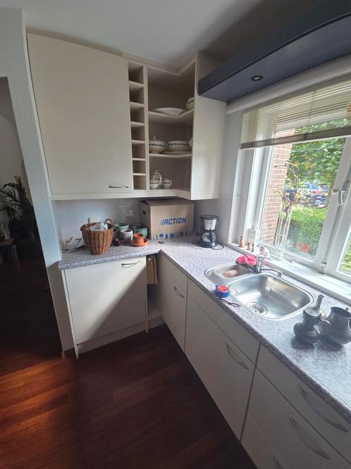 Bruijnzeel U-keuken met Miele apparatuur, Huis en Inrichting, Keuken | Complete keukens, Gebruikt, U-keuken, Wit, Overige materialen