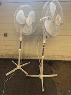 2 Statiefventilatoren - Gebruikt, Ophalen of Verzenden, Gebruikt, Statiefventilator