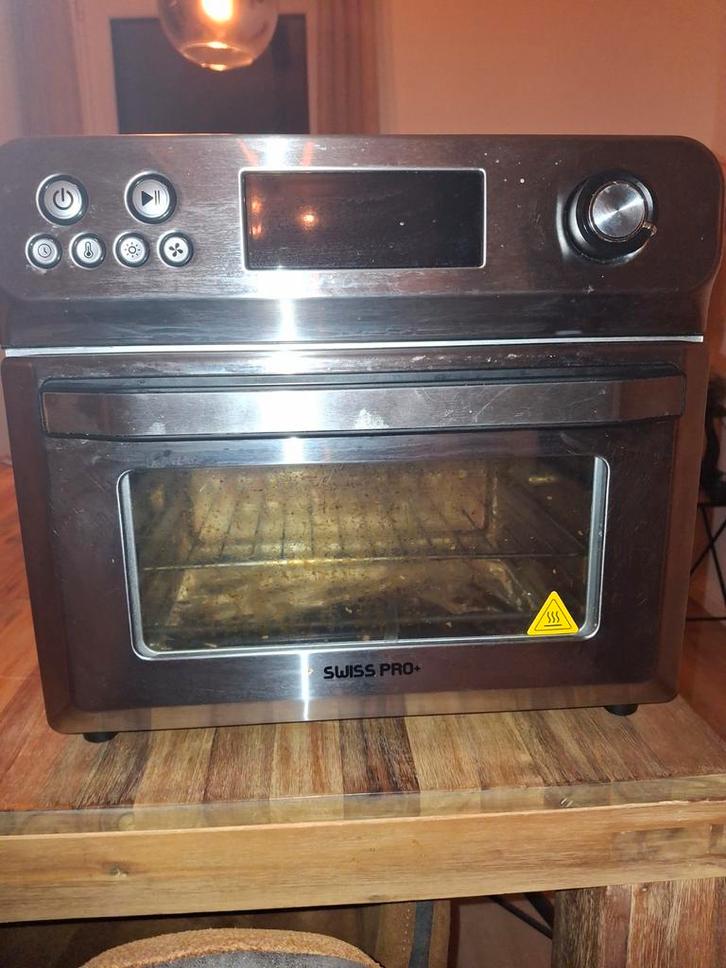 Hete luchtoven met grill en accessoires, Witgoed en Apparatuur, Ovens, Gebruikt, Minder dan 45 cm, Ophalen of Verzenden