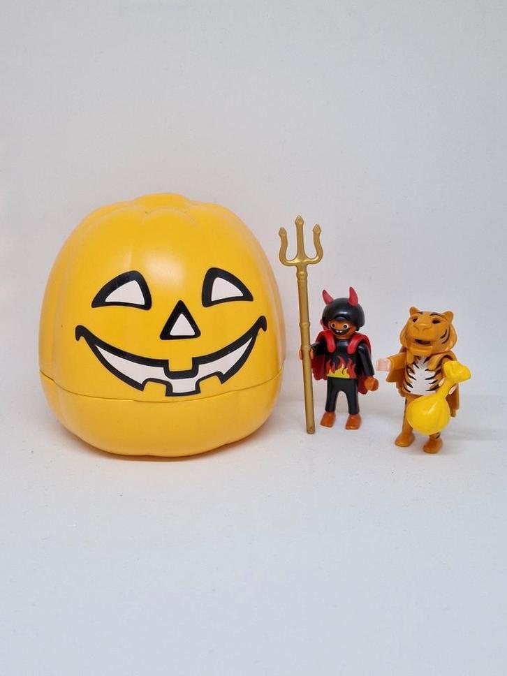 Playmobil Halloween Set 4770 Tijger Duivel, Kinderen en Baby's, Speelgoed | Playmobil, Gebruikt, Complete set, Verzenden