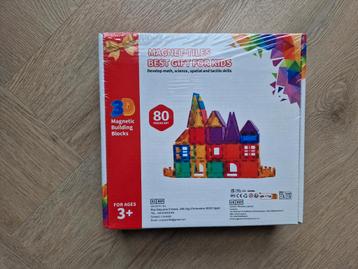 Magnetische bouwstenen - 80 stuks - Nieuw & geseald beschikbaar voor biedingen