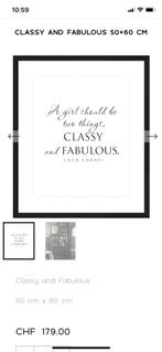 Ingelijste riviera maison prent, Huis en Inrichting, Woonaccessoires | Schilderijen, Tekeningen en Foto's, Ophalen, Schilderij