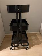 IKEA karretje - Zwart - Zo goed als nieuw, Ophalen, Zo goed als nieuw