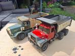 2 x kiepwagen mack en autocar gebouwd 1;25 amt ertl revell, Gebruikt, Revell, Groter dan 1:32, Ophalen of Verzenden