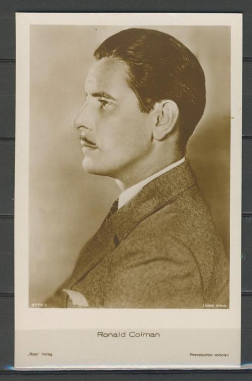 Ronald Colman Filmster Ross 4779/2 Foto-Ansichtkaart M-1 jdu, Verzamelen, Ansichtkaarten | Themakaarten, Ongelopen, 1920 tot 1940