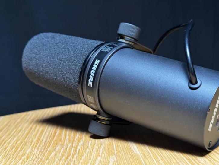 Shure SM7B XLR podcastzangmicrofoon, Muziek en Instrumenten, Microfoons, Zo goed als nieuw, Studiomicrofoon, Ophalen of Verzenden