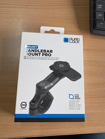 Quad Lock Handlebar Mount Pro beschikbaar voor biedingen