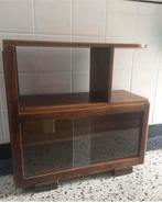 Vintage vitrine kastje, Ophalen, 50 tot 100 cm, Zo goed als nieuw, Minder dan 100 cm