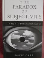 The paradox of subjectivity David Carr, Ophalen of Verzenden, Zo goed als nieuw, Achtergrond en Informatie