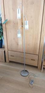 RVS Vloerlamp dimbaar, Ophalen, Zo goed als nieuw, Glas, 150 tot 200 cm