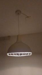 Twee hanglampen, diameter 35 cm, Huis en Inrichting, Lampen | Hanglampen, Ophalen, Gebruikt, Metaal, Minder dan 50 cm