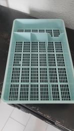 Vintage bestekbak lichtblauw kunststof, Ophalen of Verzenden, Gebruikt