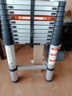 telescopische ladder 10 treden, Doe-het-zelf en Verbouw, Ladders en Trappen, Ophalen, Zo goed als nieuw, 2 tot 4 meter