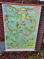 Schoolkaart van Oost-Nederland, Overijssel., Antiek en Kunst, Ophalen of Verzenden, Aardrijkskunde