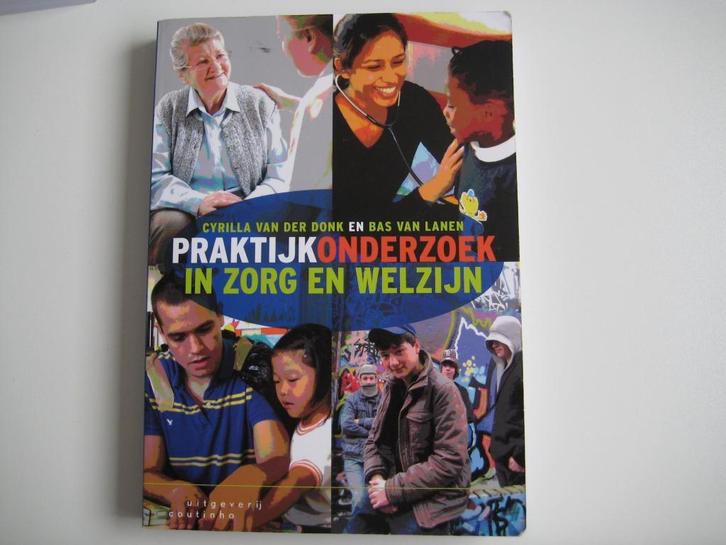 Praktijkonderzoek in Zorg en Welzijn van der Donk/van Lanen, Boeken, Studieboeken en Cursussen, Zo goed als nieuw, HBO, Alpha
