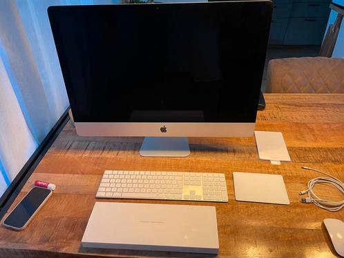 iMac 27" 5K Retina i5 3,7 GHz 16GB Ram 512GB SSD + EXTRA'S, Computers en Software, Apple Desktops, Zo goed als nieuw, iMac, SSD