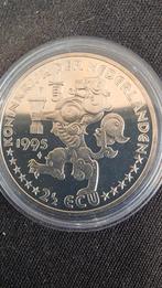 2.5 ECU 1995 Bevrijdingsmunt Koningin Wilhelmina, Koningin Beatrix, Zilver, Losse munt, Overige waardes