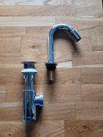 fontein kraan set, Doe-het-zelf en Verbouw, Sanitair, Ophalen of Verzenden, Gebruikt, Chroom, Kraan