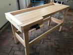 Nieuwe massief eiken werkbank 60x170 cm met bankschroef., Doe-het-zelf en Verbouw, Werkbanken, Ophalen, Nieuw, 120 tot 170 cm