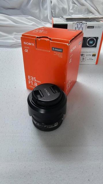 Sony lens E35mm F1. 8 Optical Image stabilisatie OSS