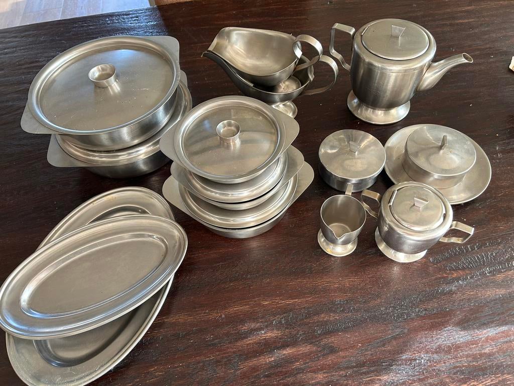 Rvs servies, Gero Zilmeta, Ophalen of Verzenden, Overige materialen, Overige stijlen, Overige typen