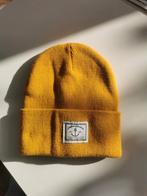 Gele muts met omslag, Kleding | Dames, Hoeden en Petten, Ophalen of Verzenden, Zo goed als nieuw, One size fits all