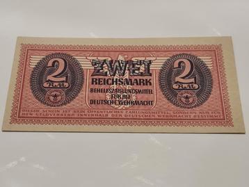 Biljet 2 Reichsmark Wehrmacht Tweede Wereldoorlog beschikbaar voor biedingen