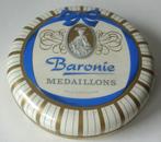 3 verschillende blikken Baronie Medaillons, zie de foto's., Verzamelen, Ophalen of Verzenden, Zo goed als nieuw, Overige