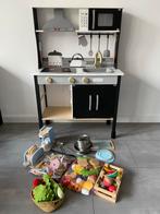 Speelkeuken met accessoires, Kinderen en Baby's, Speelgoed | Speelkeukens, Ophalen, Gebruikt, Hout, Speelkeuken