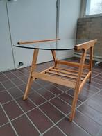 Midcentury vintage salontafel met tijdschriften onderplankje, Huis en Inrichting, Tafels | Salontafels, Ophalen, Minder dan 50 cm