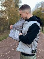 Stone Island Bodywarmer - Zilver, Ophalen of Verzenden, Zo goed als nieuw, Maat 48/50 (M), Grijs