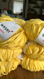 Katia washi geel lintgaren 9 bollen mooi zomers, Ophalen of Verzenden, Zo goed als nieuw, Breien of Haken, Wol of Garen