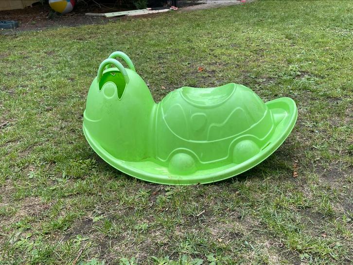 Schommel schildpad, Kinderen en Baby's, Speelgoed | Buiten | Los speelgoed, Gebruikt, Ophalen
