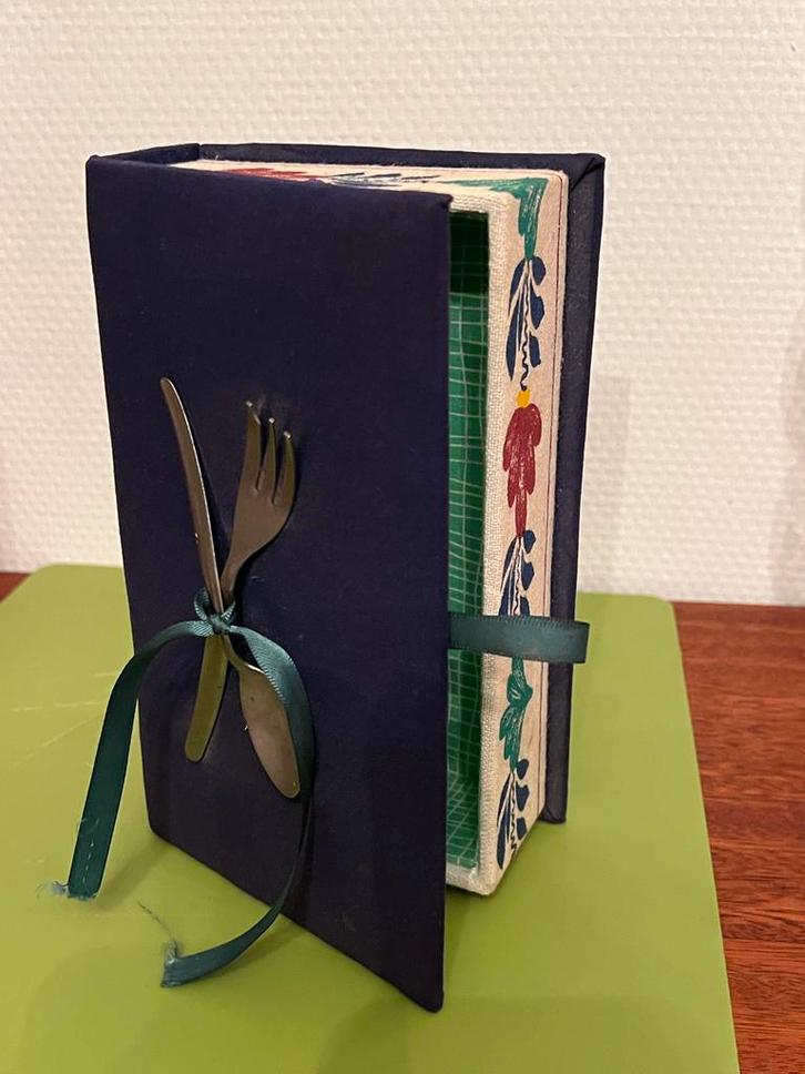 Boerenbont Lepeldoos voor lepels en vorkjes, Antiek en Kunst, Antiek | Boeken en Bijbels, Ophalen of Verzenden