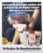 5 vintage advertenties reclames De Ruijter hagelslag 75-76, Verzenden, Gebruikt