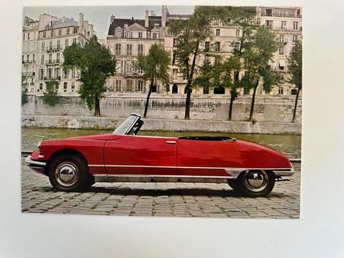 Citroen DS cabriolet kleuren/leer brochure - Zeldzaam, Boeken, Auto's | Folders en Tijdschriften, Zo goed als nieuw, Citroën, Ophalen of Verzenden