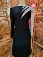 YatvaVintage: YV4484: Vintage 80's Lady Beautiful Dress, Maat 38/40 (M), Lady Beautiful, Zwart, Ophalen of Verzenden