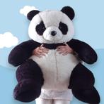 Hele grote pandabeer knuffel vintage Bijenkorf 90 cm! 0902, -, NL, Beer, Ophalen of Verzenden