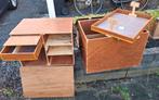 Twee zelfbouw kisten, gebruikt voor kamperen., Ophalen, Gebruikt