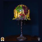 Tiffany tafellamp Luminosa - 33 cm, 50 tot 75 cm, Nieuw, Ophalen of Verzenden, Glas