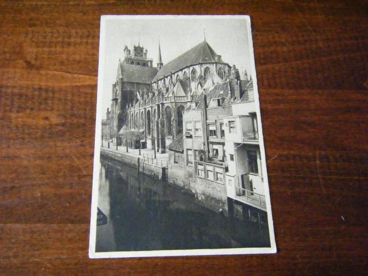 G35 - Dordrecht - Groote Kerk - Zuidzijde - 1922 - Mooi/Oud, Verzamelen, Ansichtkaarten | Nederland, Zuid-Holland, 1920 tot 1940