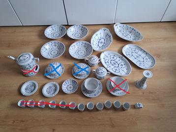 Saksisch blauw servies Jaeger beschikbaar voor biedingen